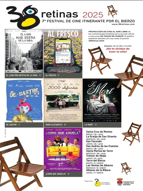 38Retinas - 7º Festival de Cine Itinerante por el Bierzo 38Retinas - 7º Festival de Cine Itinerante por el Bierzo