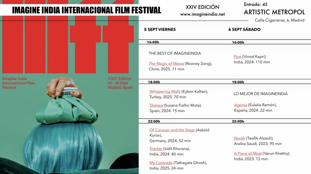 El ImagineIndia 2025 despliega un mosaico de culturas con más de 40 filmes internacionales